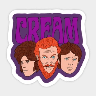 Purple cream Sticker